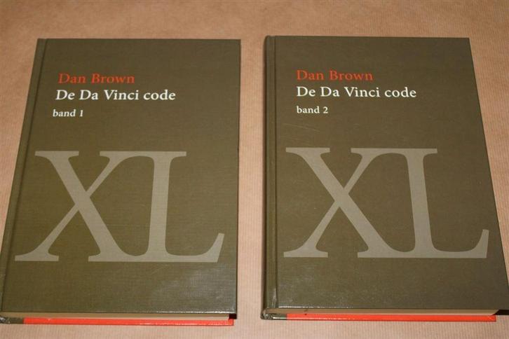 De Da Vinci Code - Grootletter boek Uitg. XL !!, Boeken, Thrillers, Zo goed als nieuw, Ophalen of Verzenden