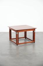 Vierkante Art Deco Schuitema design bijzet/salontafel, Huis en Inrichting, Tafels | Salontafels, Ophalen, Gebruikt, 50 tot 100 cm