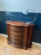 Vintage jaren 60 70 houten kastje dressoir mid century hout, Huis en Inrichting, Kasten | Dressoirs, Ophalen, Gebruikt, 25 tot 50 cm