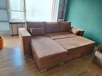 Vince 2,5 zits slaapbank te koop, Ophalen, Overige materialen, Slaapbank / Oak/ Camel, Hoekbank