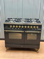 Luxe Boretti Fornuis 6 pits dubbele oven 100 cm, Witgoed en Apparatuur, Fornuizen, Fornello Esperta, Ophalen of Verzenden, Zo goed als nieuw