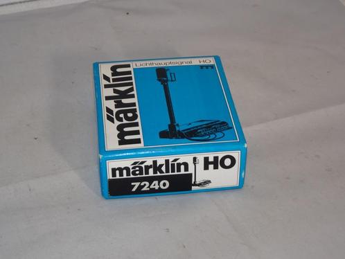 Marklin 7240 lichthoofdsein K-rail als nieuw in OVP (#799), Hobby en Vrije tijd, Modeltreinen | H0, Zo goed als nieuw, Rails, Wisselstroom