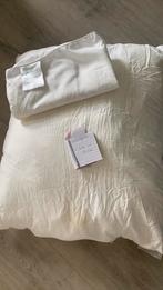 1 x hoofdkussen 60 x 70 cm met extra hoes 2 x kussens, Ophalen, Gebruikt, Eenpersoons, Wit