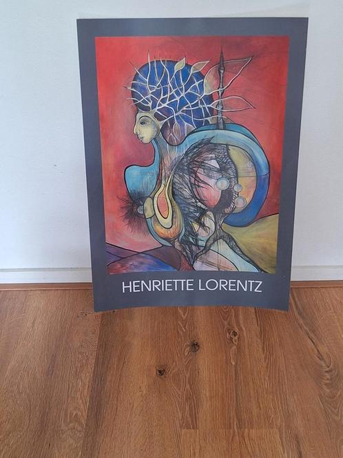Henriette Lorentz Poster - Abstracte Kunst, Antiek en Kunst, Kunst | Schilderijen | Abstract, Ophalen of Verzenden