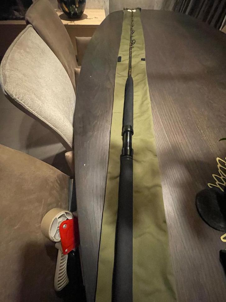 Browning Carbolite Boat 1½ – 16 lbs boot­hengel, Watersport en Boten, Hengelsport | Zeevissen, Zo goed als nieuw, Werphengel, Ophalen of Verzenden