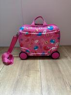 Kindertrolley roze, Wieltjes, Minder dan 35 cm, Minder dan 50 cm, Hard kunststof