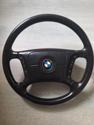 Bmw 5 serie E39 Leder stuur met bediening beschikbaar voor biedingen