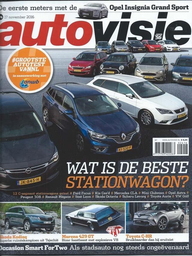 Autovisie 24 2016 : Skoda Kodiaq - VW Golf - Smart ForTwo, Boeken, Auto's | Folders en Tijdschriften, Gelezen, Algemeen, Ophalen of Verzenden