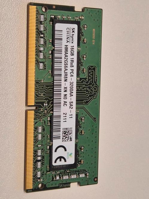 SK Hynix 16GB PC4-3200AA sodimm, Computers en Software, RAM geheugen, Gebruikt, Laptop, 16 GB, DDR4, Verzenden