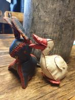Vintage Knuffel Dierenset - Konijn & Eend, Antiek en Kunst, Antiek | Speelgoed, Ophalen of Verzenden