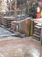 32 grindtegels 60x40 gratis af te halen, Tuin en Terras, Ophalen, Gebruikt, 5 tot 10 m², Beton