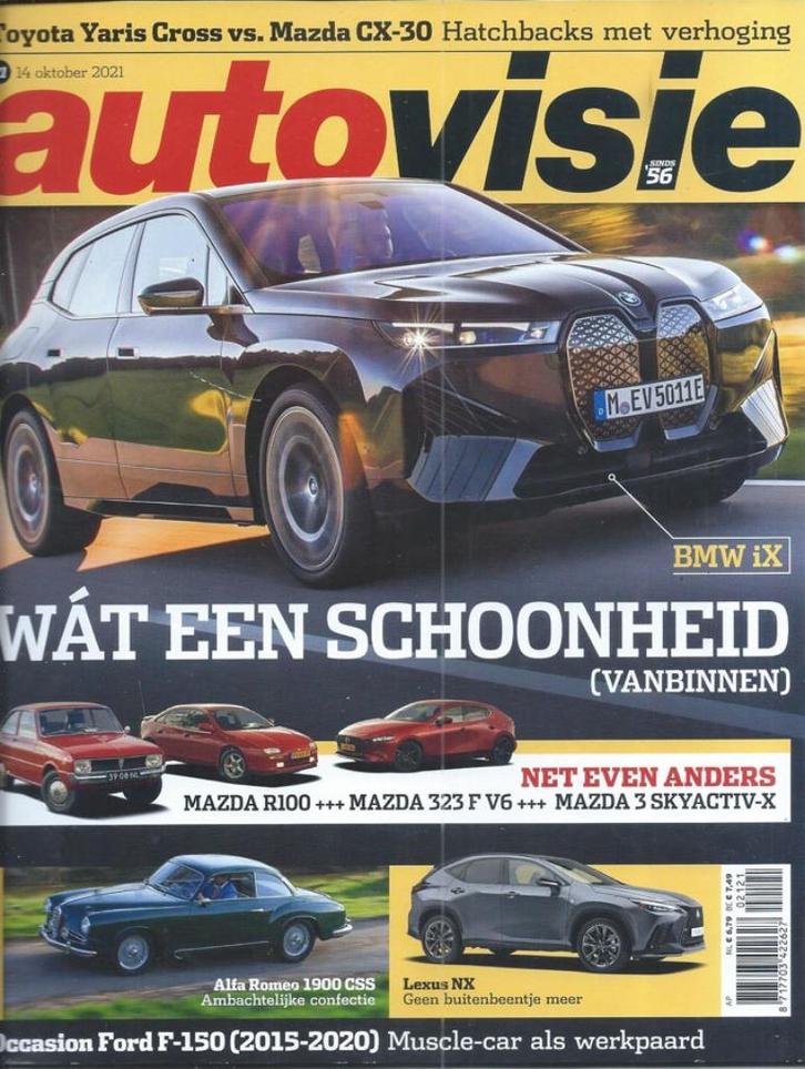 Autovisie 21 2021 : Ford F150 - Mazda R100 Coupe / 323F / 3, Boeken, Auto's | Folders en Tijdschriften, Gelezen, Algemeen, Ophalen of Verzenden