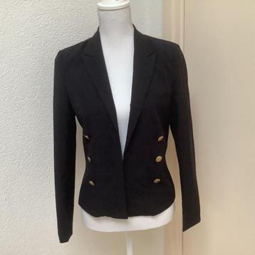 prachtige zwarte blazer maat 38// als NIEUW beschikbaar voor biedingen