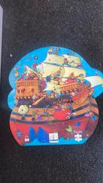 Djeco puzzel piraat, Ophalen, Meer dan 50 stukjes, Zo goed als nieuw, 4 tot 6 jaar