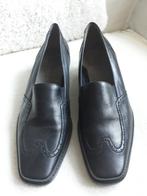 Prachtige zwart leren schoenen, VERHULST  maat 40 ( 6,5), Kleding | Dames, Schoenen, Verzenden, Verhulst, Zo goed als nieuw, Instappers