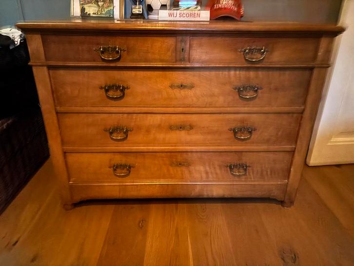 Commode ladenkast antiek, Huis en Inrichting, Kasten | Ladekasten, Zo goed als nieuw, 100 tot 150 cm, 100 tot 150 cm, 50 tot 75 cm