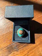 Linda’s Opal SunRay ring 14k goud, 17.75 maat, Ophalen of Verzenden, Zo goed als nieuw, 17 tot 18, Dame