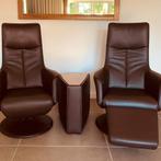 Relax Fauteuils - Set van 2, Huis en Inrichting, Fauteuils, Ophalen, Gebruikt, Leer, 75 tot 100 cm