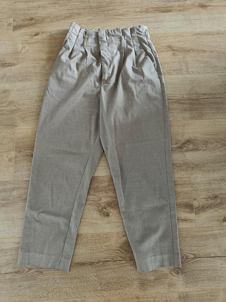 Paper bag broek high waist 40P caramel kleur, Kleding | Dames, Broeken en Pantalons, Gedragen, Maat 38/40 (M), Bruin, Lang, Ophalen of Verzenden