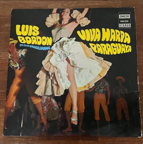 LP Luis Bordon Viva Harpa Paraguaya, Cd's en Dvd's, Vinyl | Wereldmuziek, Zo goed als nieuw, Latijns-Amerikaans, 12 inch, Ophalen of Verzenden