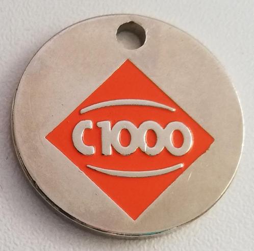 Winkelwagenmuntje Supermarktketen C1000, Verzamelen, Winkelwagenmuntjes, Ophalen of Verzenden