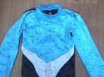 TEMA TT TURN - TEMATURN GYMNASTICS turnpakje zwart blauw wit, Meisje, Sport- of Zwemkleding, Ophalen of Verzenden, Zo goed als nieuw