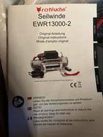Rotfuchs Lier (Seilwinde) EWR13000-2 - Nieuw!, Ophalen, Nieuw, Elektrisch