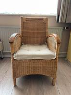 Mooie rieten stoel, Huis en Inrichting, Stoelen, Ophalen of Verzenden, Zo goed als nieuw, Bruin, Eén