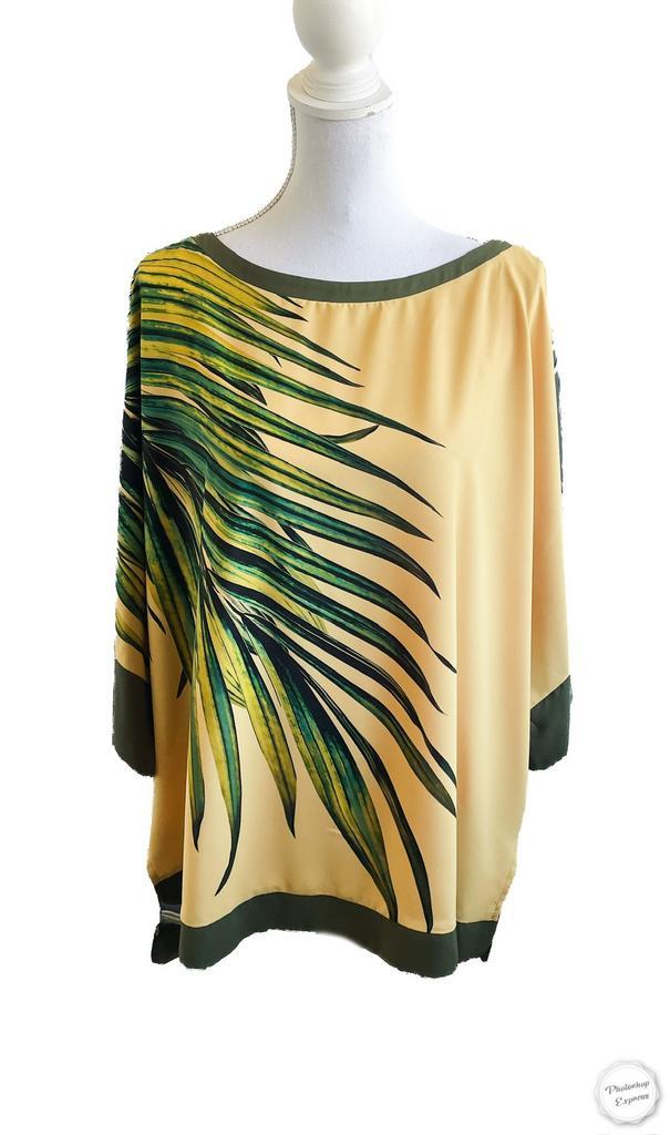 Mooie top van Mat fashion one size, Kleding | Dames, Grote Maten, Zo goed als nieuw, Shirt of Top, Groen, Ophalen of Verzenden