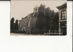 Dinteloord Ned Herv Kerk en Hotel NEWO Fotokaart 1935, Ophalen of Verzenden, 1920 tot 1940, Gelopen, Noord-Brabant