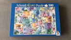 Schmidt Euro Puzzle 500 stukjes, Ophalen of Verzenden, 500 t/m 1500 stukjes, Zo goed als nieuw