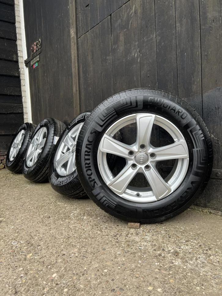 Nieuw! Audi Q3 Q5 Volkswagen Tiguan Caddy 5x112 16” zomerset, Auto-onderdelen, Banden en Velgen, Banden en Velgen, Zomerbanden