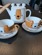 Kop en schotels met theepot Beer, Ophalen of Verzenden, Nieuw, Overige stijlen, Kop(pen) en/of Schotel(s)