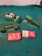 bureau set nietmachine plakband en perforator, Ophalen of Verzenden
