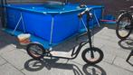 Matzwarte step met bruine accenten, Fietsen en Brommers, Steps, Ophalen, Gebruikt, Gewone step