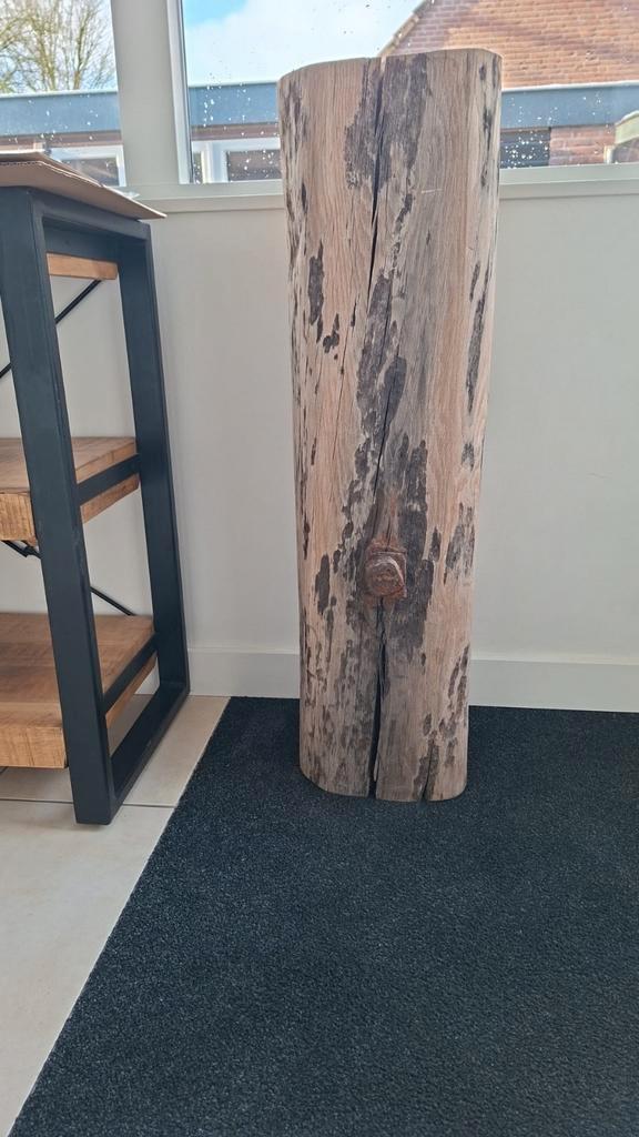Houten Meerpaal Decoratie 95x25 cm, Huis en Inrichting, Woonaccessoires | Zuilen en Pilaren, Gebruikt, Ophalen