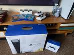 Playstation 5 disc, 1Tb, 2 controllers, 3 games+extra, Playstation 5, Zo goed als nieuw, Ophalen