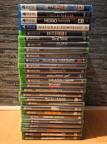 Xbox series x, xbox one, playstation 4/5 games beschikbaar voor biedingen