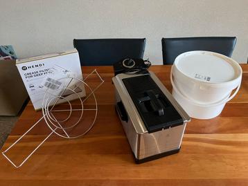 Frituurpan incl Hendi vet fiter accessoires beschikbaar voor biedingen