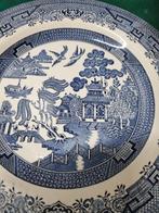 bord blauw churchill willow, Antiek en Kunst, Antiek | Servies los, Ophalen of Verzenden