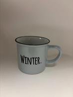 Chocomel / koffiemok met opdruk "Winter", Huis en Inrichting, Keuken | Servies, Keramiek, Ophalen of Verzenden, Zo goed als nieuw