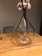 Prachtige grote glazen vaas, Overige kleuren, Ophalen of Verzenden, Minder dan 50 cm, Glas