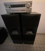 Yahama versterker en 3 grote JBl boxen, Ophalen, Gebruikt, Yamaha, 120 watt of meer