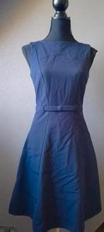 Jurk donkerblauw overgooier mouwloos H&M maat 38, Ophalen of Verzenden, Zo goed als nieuw, Maat 38/40 (M), Blauw