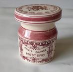 Delfts rood mosterdpotje met kurk, Antiek en Kunst, Ophalen of Verzenden