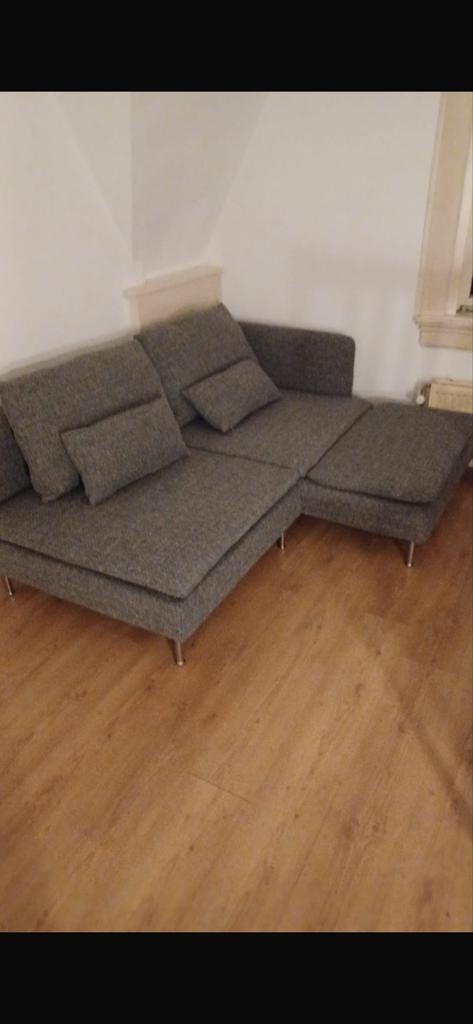 Ikea Söderhamn tweezitsbank, Huis en Inrichting, Banken | Bankstellen, Gebruikt, Rechte bank, Tweepersoons, 150 tot 200 cm, 75 tot 100 cm