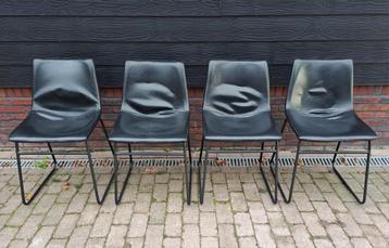4x stoel | model Logan | zwart beschikbaar voor biedingen