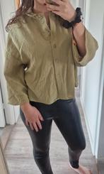 Olijf kleurige blouse maat s, Vero Moda, Nieuw, Ophalen of Verzenden, Korte mouw