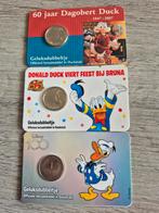 Drie keer het geluksdubbeltje in coincard, Postzegels en Munten, Munten | Nederland, Ophalen of Verzenden, Koningin Beatrix, Euro's