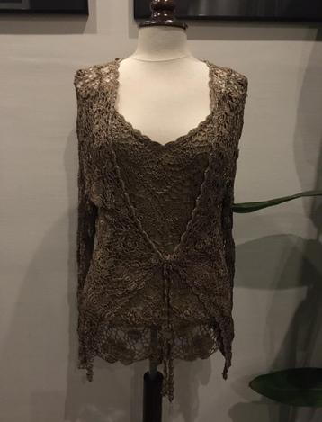 Pomodoro Italië handwerk Klassiek viscose top vest beschikbaar voor biedingen